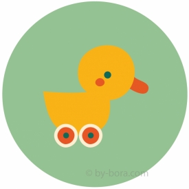 Retro baby eendje