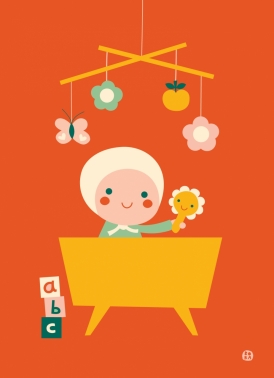 Poster - POAB04 - Hello baby - 1