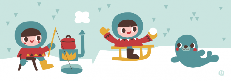 Inuits - Snow fun