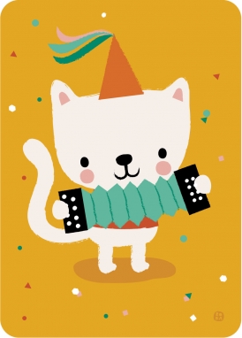 Harmonica cat