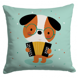 40 x 40 Hondje trekzak (voorkant)