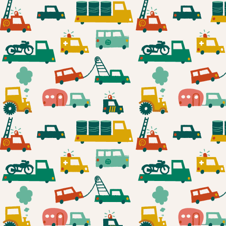 Cars on wheels color